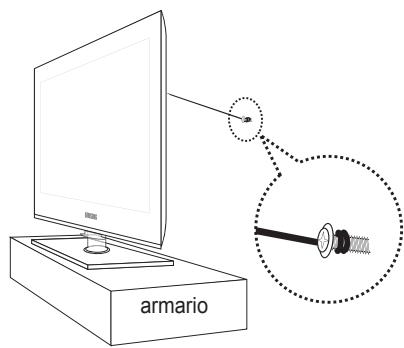 SAMSUNG UN46B8500XF - Para impedir que caiga el televisor: - 3