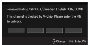 SAMSUNG UN46B8500XF - How to Reset the TV after the V-Chip Blocks a Channel (Emergency Escape) - 1