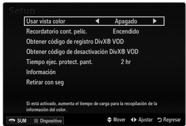 SAMSUNG UN46B8500XF - - Obtener codigo de registro de DivX® VOD - 1