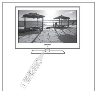 SAMSUNG UN46B8500XF - When the TV is turned on - 2