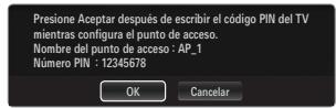 SAMSUNG UN46B8500XF - Conexión WPS (Configuración protegida Wi-Fi) - 3