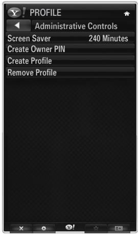 SAMSUNG UN46B8500XF - Using the Profile Widget - 4
