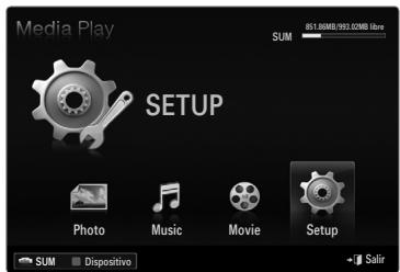 SAMSUNG UN46B8500XF - Uso del menú de configuración - 1
