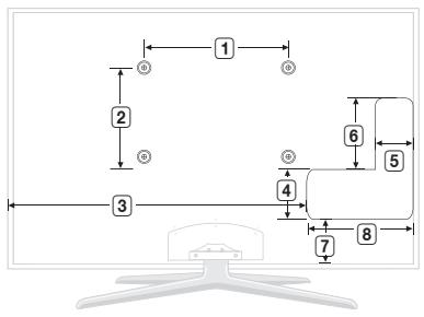 SAMSUNG UN46C7000WF - ■ Detalle del panel de terminales/vista posterior - 1