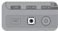 SAMSUNG UN46C7000WF - Using an EX-Link Cable Connection - 1