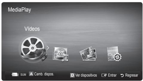 MediaPlay Videos SUM Camb. dispos. Ver dispositivos Entrar Regresar