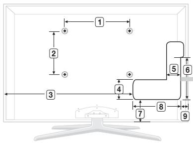 SAMSUNG UN46C7000WF - ■ Detalle del panel de terminales/vista posterior - 2