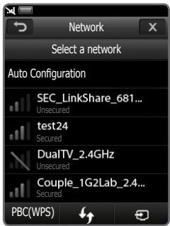 SAMSUNG UN46C9000 - Connecting to network - 1