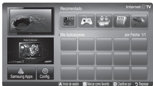 SAMSUNG UN46C9000 - Primeros pasos con Internet@TV - 3