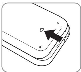SAMSUNG UN46C9000 - Inserting the battery - 1