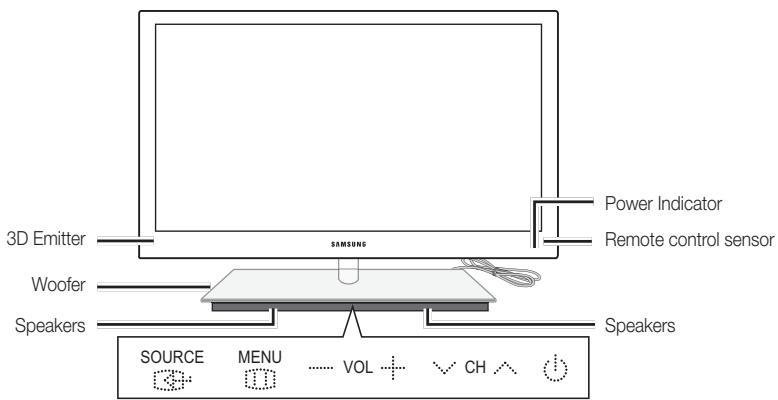 SAMSUNG UN46C9000 - Viewing the Control Panel - 2