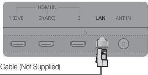 SAMSUNG UN46C9000 - Connecting to a Wired Network - 7
