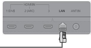 SAMSUNG UN46C9000 - Connexion à un réseau cable - 3