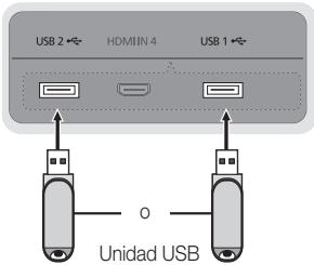 SAMSUNG UN46C9000 - Conexión de un dispositivo USB)
Encienda el televator.
Conecte un dispositivo USB que contenga ARCHivos deotos, muisca opelliculas al terminal USB 1 o USB 2 que se enquiryra en el lateral del televisor.
Cuando el USB está connectado al teovisor, aparece una ventana emergente. A continuación puede selectionar Media Play.
Conexión al PC a工程技术 de una reds'y limiter, le volume du traffic sur le reseau, les matieres aux construction et les constructions peuvent réduire le flot de données réel.
- Les conditions ambiantes auront une incidence sur la couverture des signaux des réseaux sans fil.
- Les videoclips ayant un début binaire inférieurs à 20 Mbps sont recommendés pour la lecture en transit de fichiers visuels sans fil. - 1