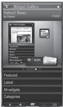 SAMSUNG UN46C9000 - Widget Gallery - 1