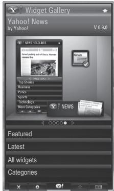 SAMSUNG UN55C6400RF - Widget Gallery - 1
