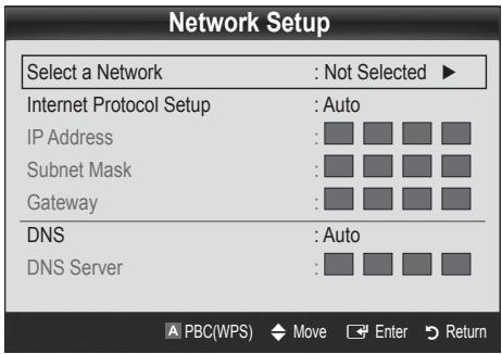 SAMSUNG UN55C6400RF - How to set up using PBC (WPS) - 1