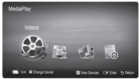 SAMSUNG UN55C6400RF - Media Play - 3