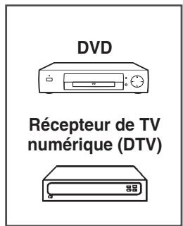 SAMSUNG WS-32Z30HE - Connexion au lecteur de DVD ou au récepteur DTV - 2