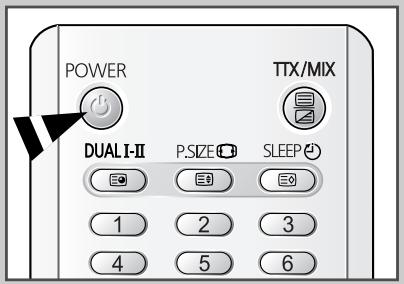 SAMSUNG WS-32Z30HE - Le cable relié au secteur est fixé à l'arrière du téléviseur. - 1