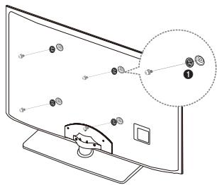 SAMSUNG UE27D5000NW - Caractéristiques du kit de fixation murale (VESA) - 1