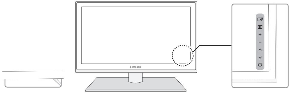 SAMSUNG UE37D6530WS - Présentation du panneau de configuration - 1