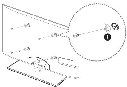 SAMSUNG UE37D6530WS - Préparation avant l'installation d'un dispositif de fixation murale - 1
