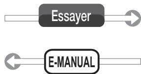 SAMSUNG UE37D6530WS - Comment basculer entre le manuel électronique et le(s) menu(s) correspondant(s) - 2