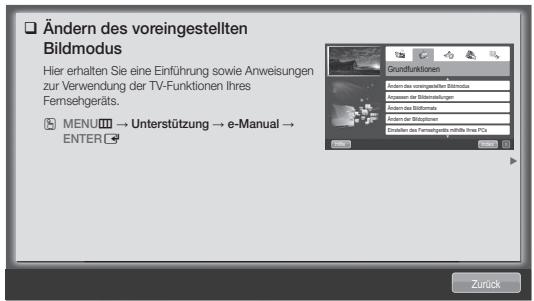SAMSUNG UE37D6530WS - Verwenden der Hilfe - 1