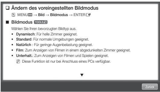 SAMSUNG UE37D6530WS - Verwenden des Zoommodus - 1