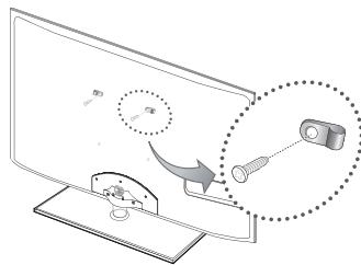 SAMSUNG UE37D6530WS - Pour éviter toute chute du téléviseur : - 1