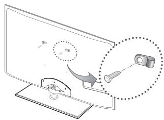 SAMSUNG UE37D6530WS - Voorkomen dat de tv valt - 1
