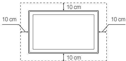 SAMSUNG UE37D6530WS - Securing the Installation Space - 4