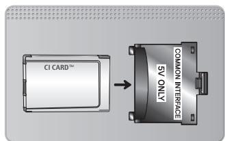 SAMSUNG UE37D6530WS - Utilisation de la "CARTE CI ou CI+" - 1