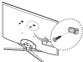 Diagram illustrating a cable or cable device being inserted into a monitor, with magnified detail showing the cable's internal structure.