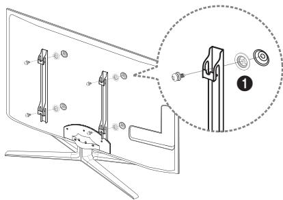 SAMSUNG UE40D8000YS - Vorbereiten für den Einbau der Wandhalterung - 2