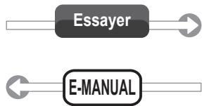 SAMSUNG UE40D8000YS - Comment basculer entre le e-Manual et le(s) menu(s) correspondant(s) - 2