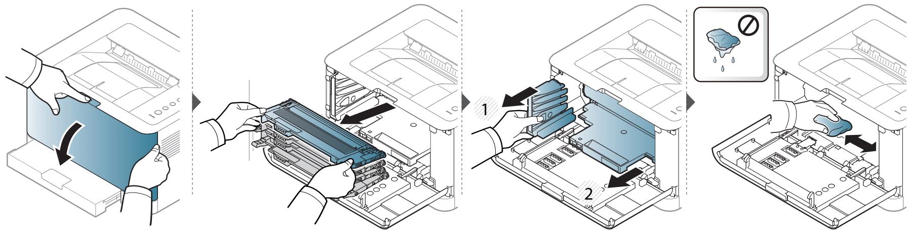 SAMSUNG CLP-360 - Nettoyage de l'appareil - 2