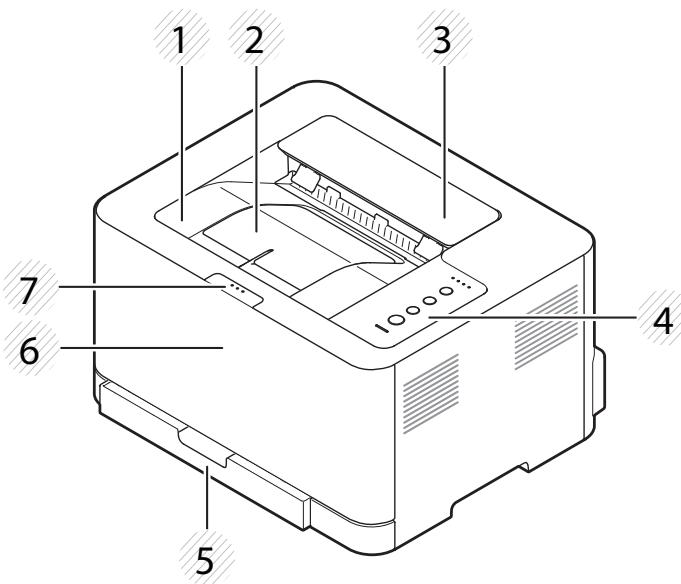 SAMSUNG CLP-360 - Vue avant - 2