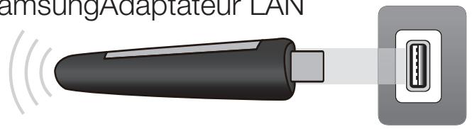 SAMSUNG PS60E530A3WXZF - ■ Connexion réseau sans fil - 2