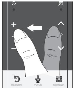 SAMSUNG UE-40ES7000 - Using the Touch Pad - 1