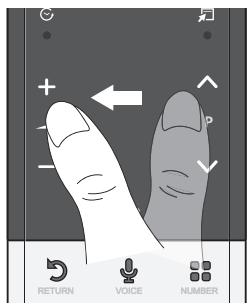 SAMSUNG UE-40ES7000 - Uso del Touch Pad - 1