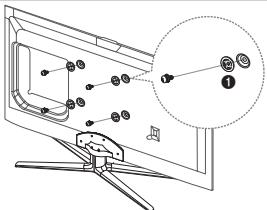 SAMSUNG UE-40ES7000 - Preparazione per l'installazione di un supporto a parete - 1