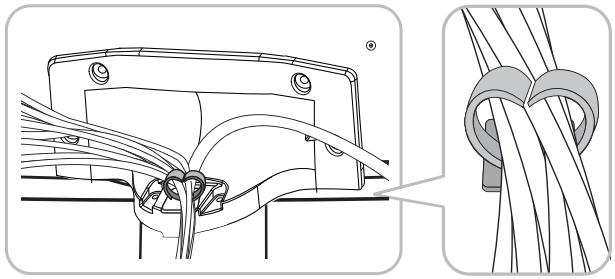 SAMSUNG UE-55ES6300 - Installation du support du serre-câble - 2