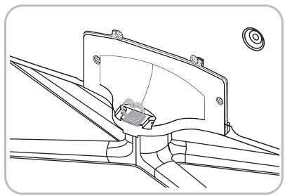 SAMSUNG UE-55ES6300 - Installation du support du serre-câble - 1