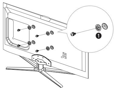 SAMSUNG UE-55ES6300 - Vorbereitung zum Anbringen der Wandhalterung - 1