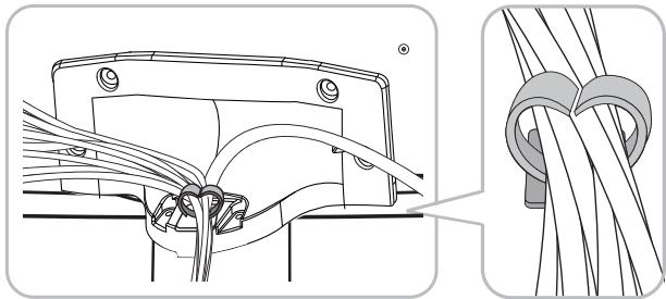 SAMSUNG UE-55ES6300 - Assembling the Holder-Wire stand - 2