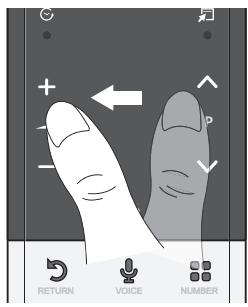 SAMSUNG UE-55ES7000 - Uso del Touch Pad - 1