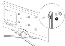 SAMSUNG UE-55ES7000 - Vorbereitung zum Anbringen der Wandhalterung - 2