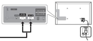SAMSUNG UE-55ES7000 - Connecting to an Aerial - 4